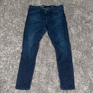 Ag Adriano Goldschmied Blue Skinny Pants